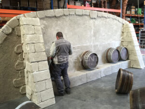 Groupe Astrevent Nova Naos Location Atria Création conception d'objet de décor à thème à la location.