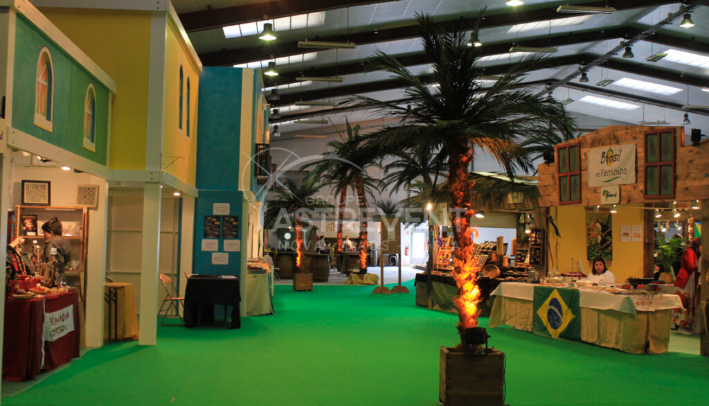 Scenographie Atria Creation Groupe Astrevent sur la thematique Bresil