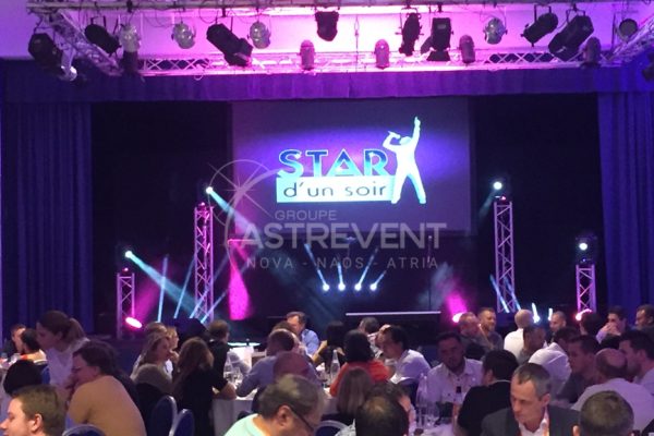 Groupe Atrevent Nova Naos Atria jeu interactif sur la chanson avec Star dun soir