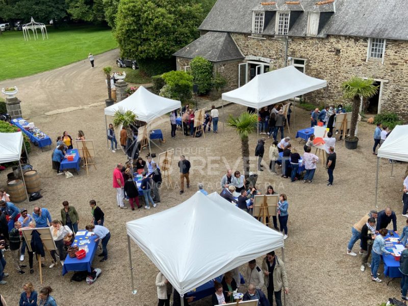 Team building peinture Groupe Astrevent